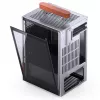 PC-behuizing Jonsbo T6, mini-tower, Mini-ITX, zilver