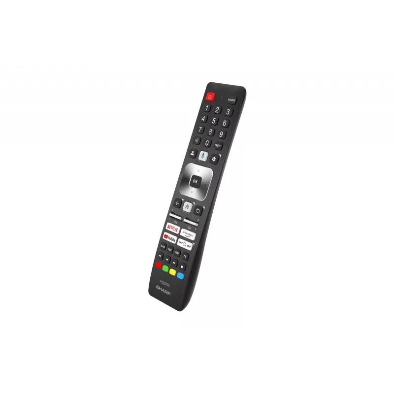 Sharp 65HR7265E 65" 4K UHD Smart LED-tv, Google TV, Wi-Fi, zwart