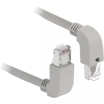 Netwerkkabel DeLOCK 85871 Cat6a S/FTP 1m grijs