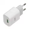 Oplader iBOX C-41 USB 2A, 1 USB-poort, microUSB-kabel, wit