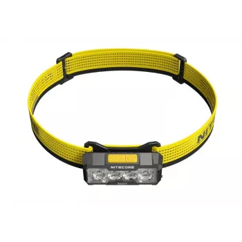 Nitecore NU27 hoofdlamp zwart, gele LED-hoofdlamp