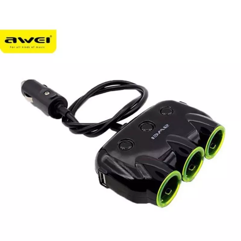 Auto sigarettenaansteker-adapter Awei C-35 voor 12V- en 24V-stopcontacten