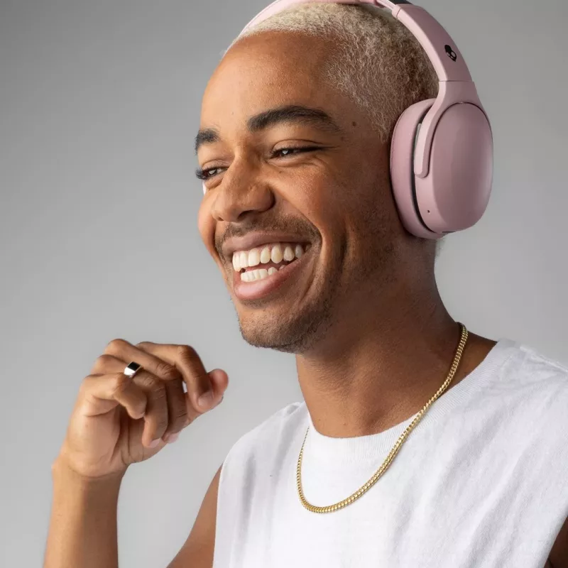 Skullcandy Crusher 540 Active over-ear zachte roze koptelefoon