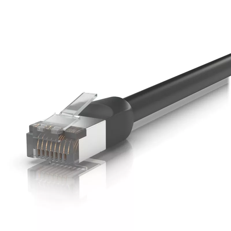 Netwerkkabel Ubiquiti UACC-CABLE-PATCH-OUTDOOR-8M-BK zwart Cat5e S/UTP