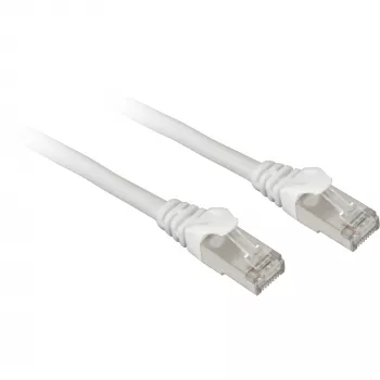 Netwerkkabel Sharkoon patch SFTP RJ-45 Cat.7a 2m wit