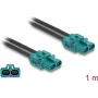 DeLOCK kabel HDMTD Z dubbele bus naar HDMTD Z dubbele bus 1 m