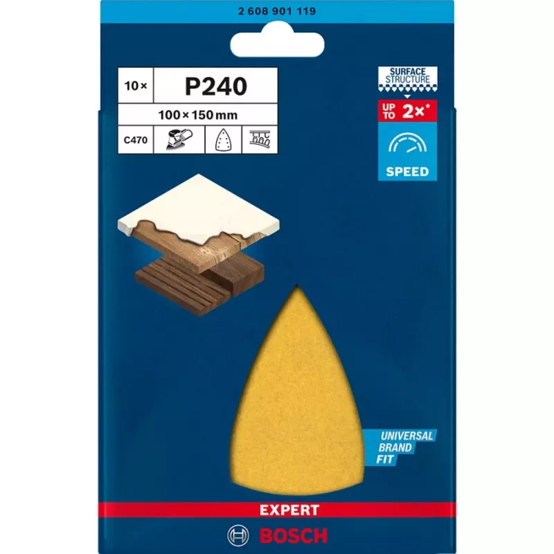 Bosch EXPERT C470 schuurpapier voor het snelst schuren van hout en lak