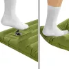 Toeristenmat met ingebouwde pomp NILS Camp NC4101 groen