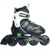 Verstelbare kinderskates maat 29-32, inline-skates groen/zwart