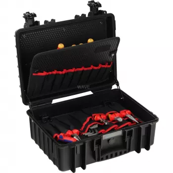 Knipex Robust23 Start Electrician elektricien gereedschapsset, 24 stuks in koffer, 00 21 34 HL S2