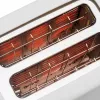 Jata JETT1048 broodrooster, 2 sleuven, 750 W, 6 roosterstanden, wit