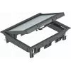 OBO Bettermann toesteldrager-inzet GES6-2U10T 9011 grafietzwart (7405322)