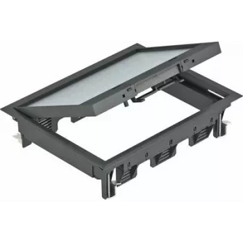 OBO Bettermann toesteldrager-inzet GES6-2U10T 9011 grafietzwart (7405322)
