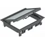 OBO Bettermann toesteldrager-inzet GES6-2U10T 9011 grafietzwart (7405322)