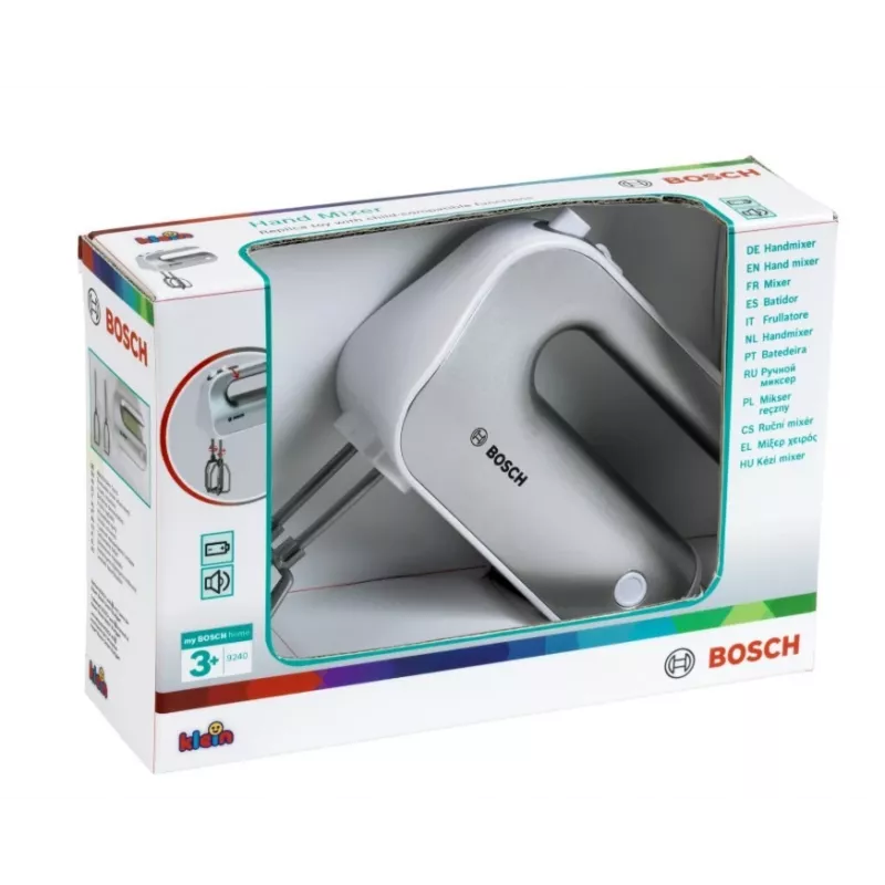 Speelgoed-keukenmixer KLEIN Mixer Bosch 9240 zilver – speelgoed, handzaam formaat voor kinderen