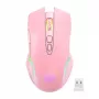 Gaming-muis Onikuma CW905 roze 2.4G draadloos