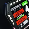 SOELPEC XR-7 display, simracing-touchscreen, RGB-telemetrie - zwart