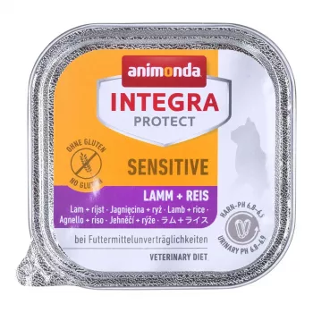 Animonda Integra Protect Sensitive natvoer voor katten met lam en rijst 100 g
