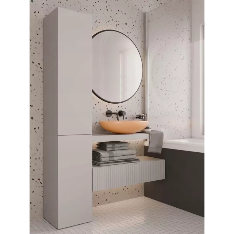 Badkamerkast hoogkast met mand Top E Shop NEL IV Kaszmir