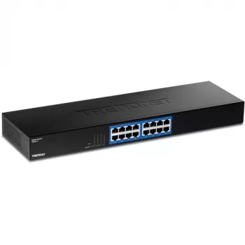 TRENDnet TEG S17 - switch - 16 x 10/100/1000 - rack-monteerbaar