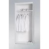 Cama Meble SAMBA 1 BI/BI kledingkast, wit / wit hoogglans