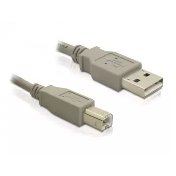 USB-kabel DeLOCK 82216 USB 2.0 3 m USB A USB B grijs
