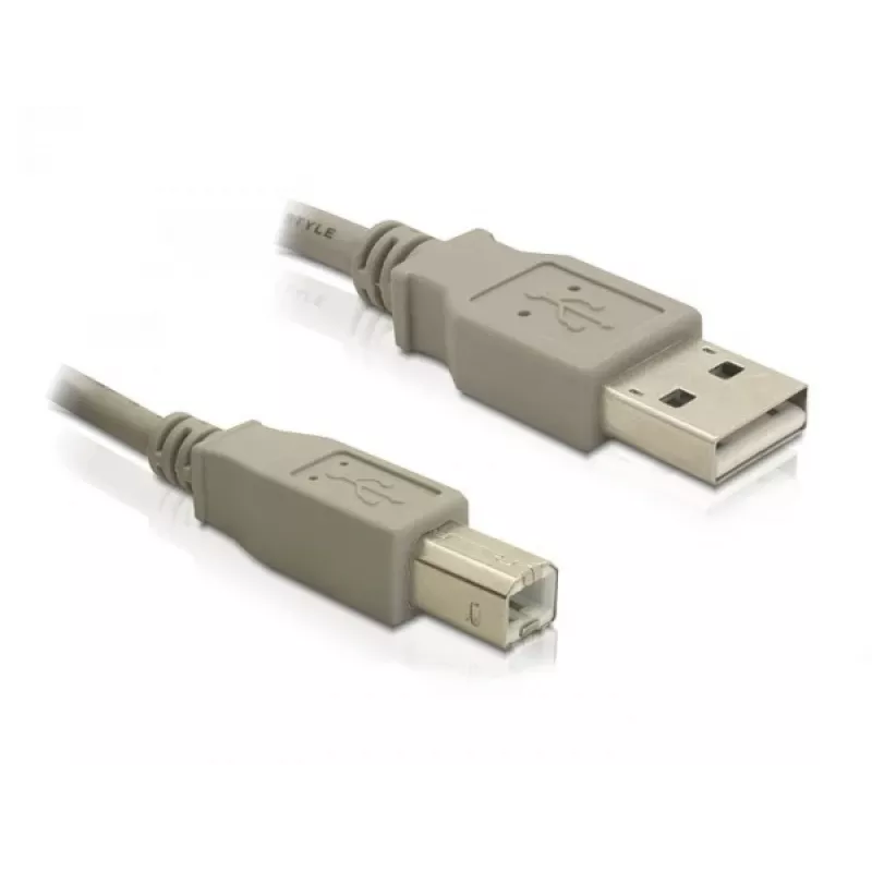 USB-kabel DeLOCK 82216 USB 2.0 3 m USB A USB B grijs