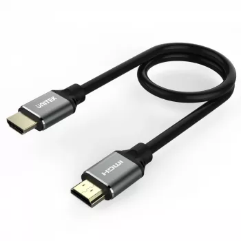 HDMI-kabel Unitek C138W 2 m — HDMI 2.1, 48 Gbit/s, 4K/120Hz, HDR10 & Dolby Vision, ARC, vergulde aansluitingen
