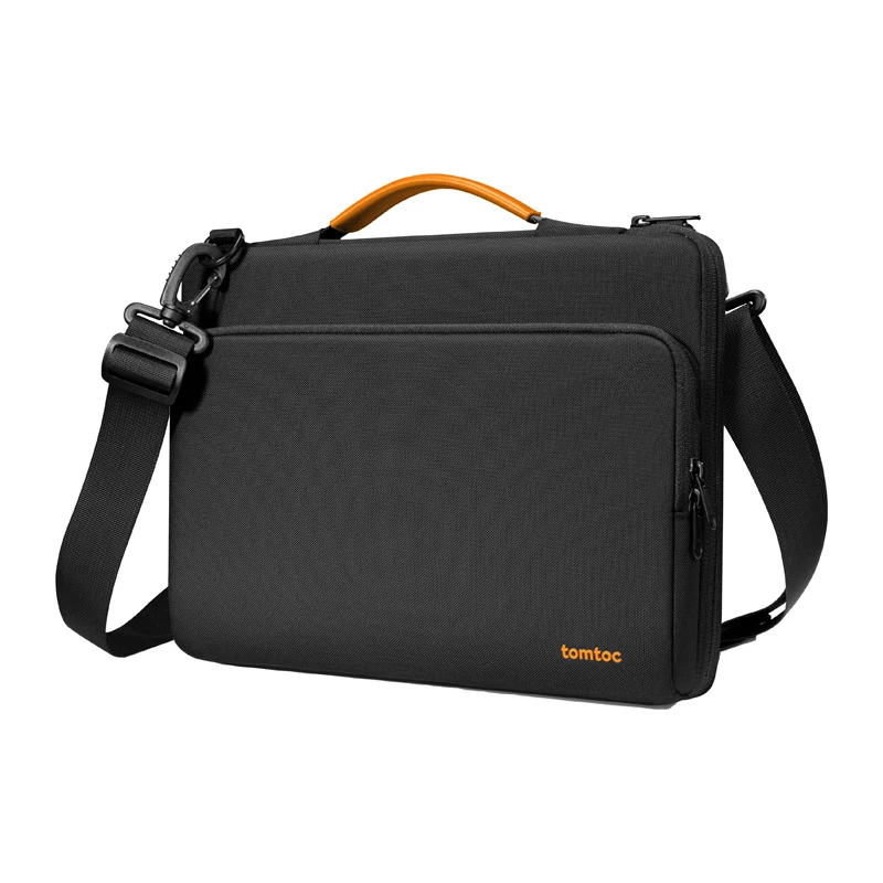 Tomtoc Defender-A40 laptoptas (zwart) voor notebooks tot compatibele formaten