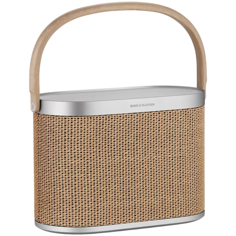 Beosound A5 luidspreker Nordic Weave (bekleding Nordic Weave/handgreep eiken)