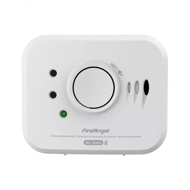 Koolmonoxidemelder FireAngel NM-CO10X interfacemodel met bedrade interface voor huisveiligheid