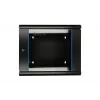 Extralink Rackmount-behuizing 6U 600x600 AZH zwart wandgemonteerd, kantelbaar