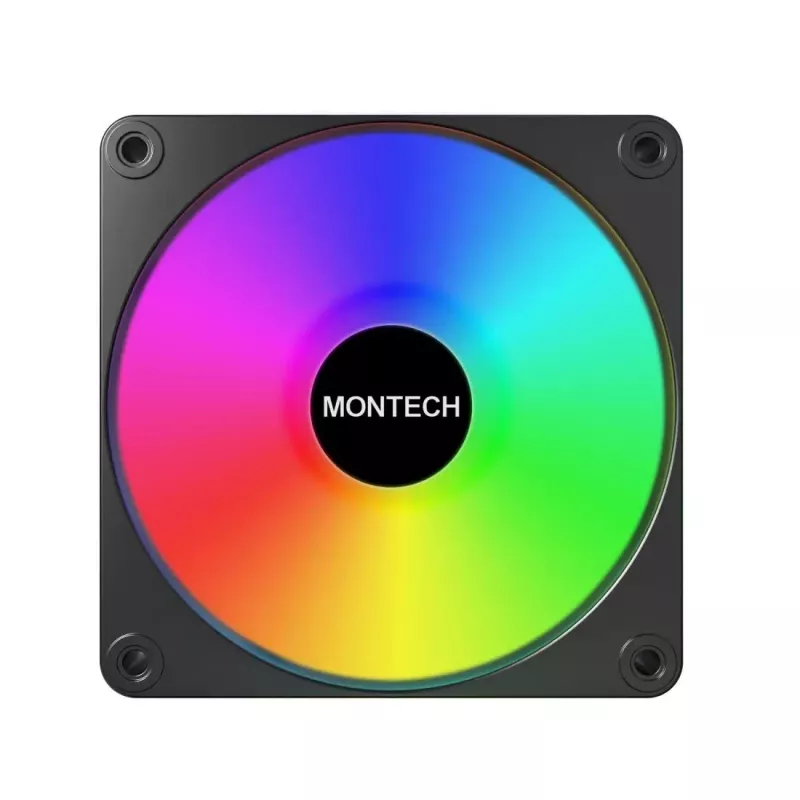 Montech GF120 V2 ARGB computerbehuizing-ventilatormodule 12 cm zwart 1 st.
