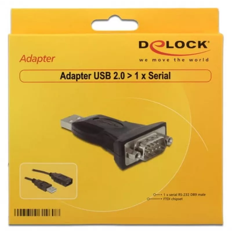 USB-naar-serieel-adapter DeLOCK 61460