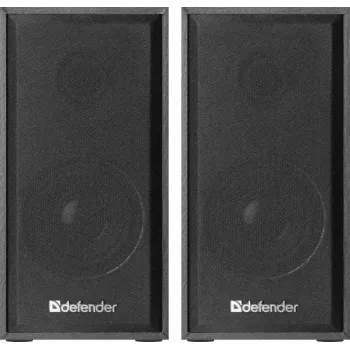 DEFENDER SPK-240 bekabelde desktopluidsprekers, 2.0, 6 W RMS, USB-voeding, 3,5 mm, zwart