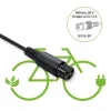 Accuoplader QOLTEC oplader voor e-bike 36V 42V 2A 3P GX16