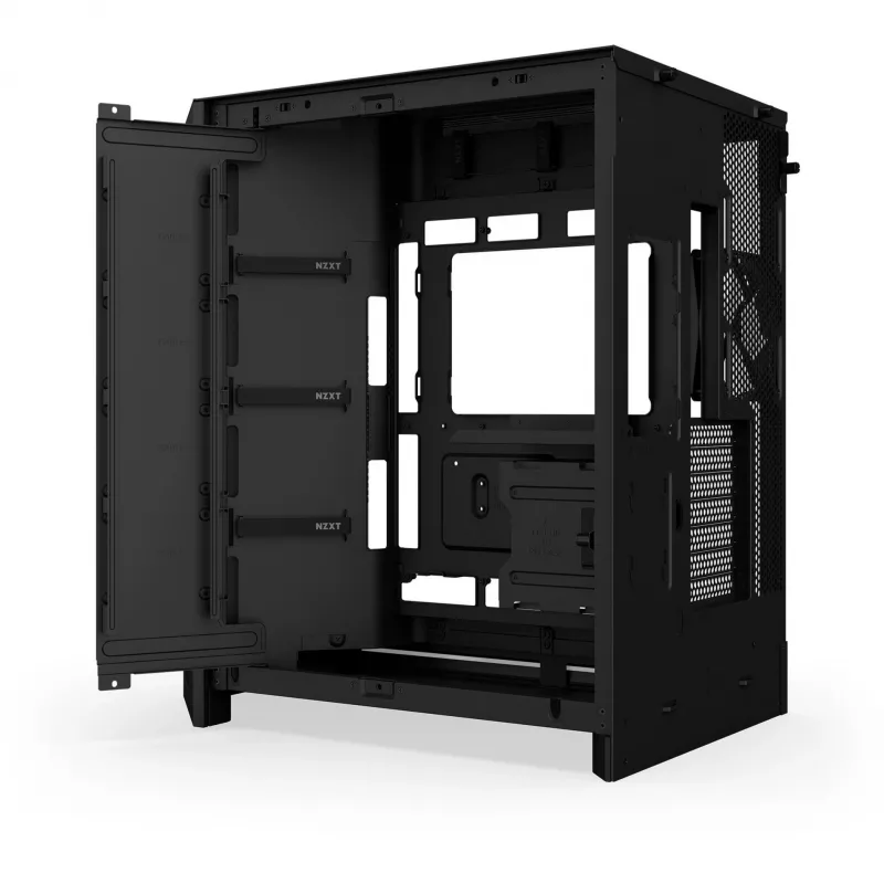 NZXT PC-behuizing H9 Flow RGB+ midi tower zwart