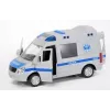 Mechanisch speelgoed Madej model 075007 — politie met geluid, opwindmechanisme