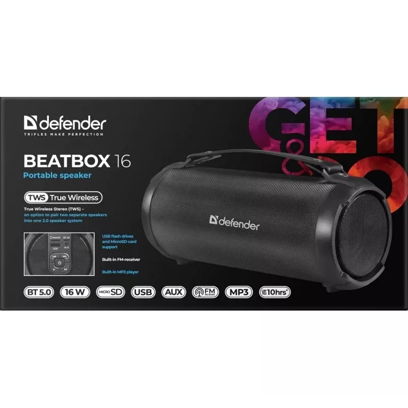 Bluetooth-luidspreker BEATB OX 16W, 65216, DEFENDER
