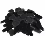 LABEL THE CABLE PRO wand-klittenbandkabelhouder, set met 50 stuks - zwart