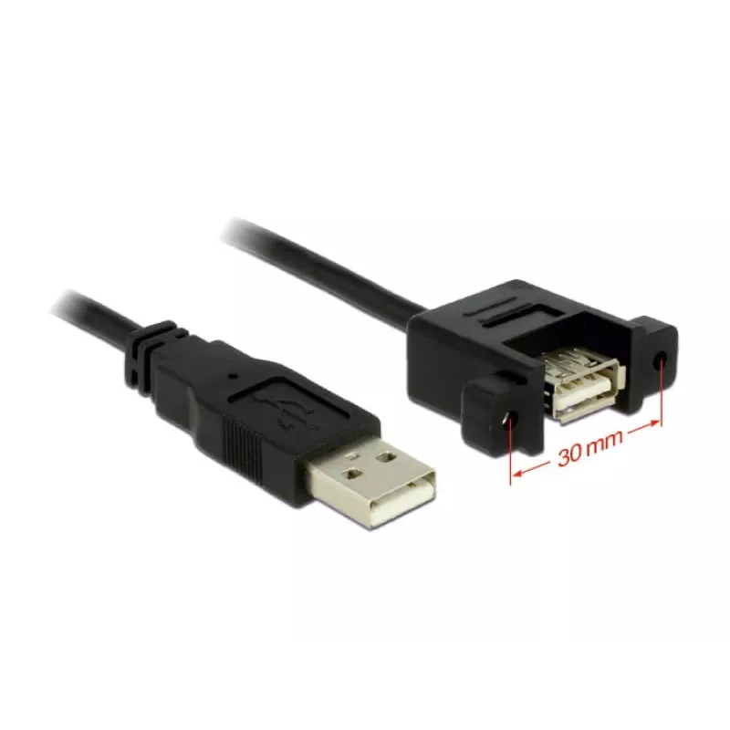 USB-kabel DeLOCK 1m 2xUSB2.0-A