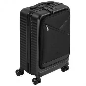 Koffer handbagage Rivacase Clark ECO 8181 — compacte handbagagekoffer, zwart