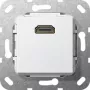 GIRA HDMI-adapter zuiver wit 566903 (566903)