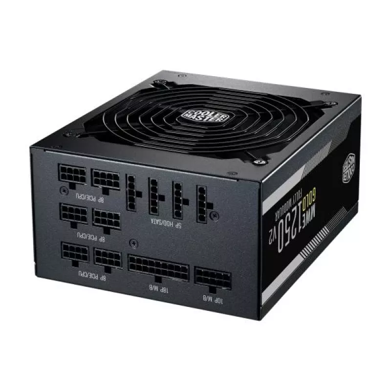 Cooler Master MPE-C501-AFCAG-EU MWE Gold V2, ATX 1250W, RTX Ready, modulair, 140mm, zwart