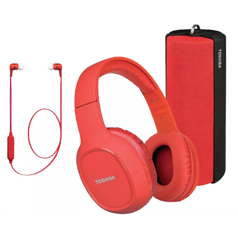 Hoofdtelefoon Toshiba Wireless Audio Triple Pack HSP-3P19 wit