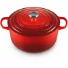 Le Creuset Signature 6,7 L rond rood