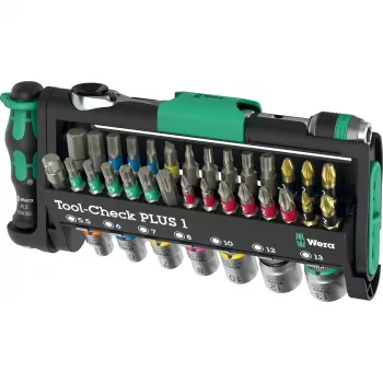 Wera Tool-Check Plus 1 mini-ratel, dop- en bitset, 39-delig (05049055001)