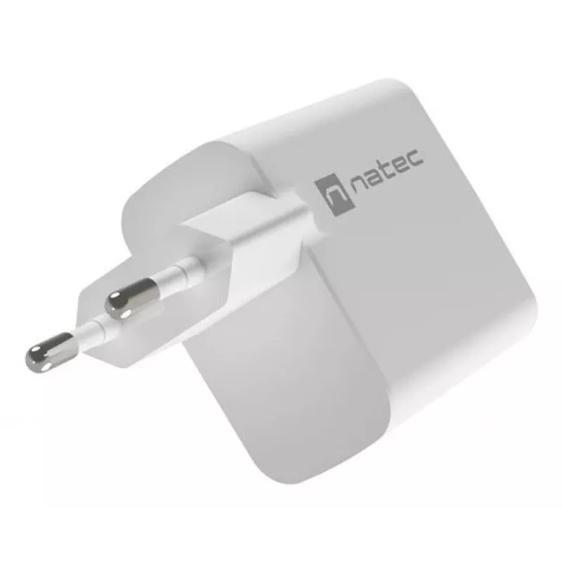 NATEC NUC-2144 oplader voor mobiele apparaten universeel wit AC snelladen binnen