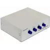 DeLOCK 87589 4-poorts RS-232 handmatige seriële switch