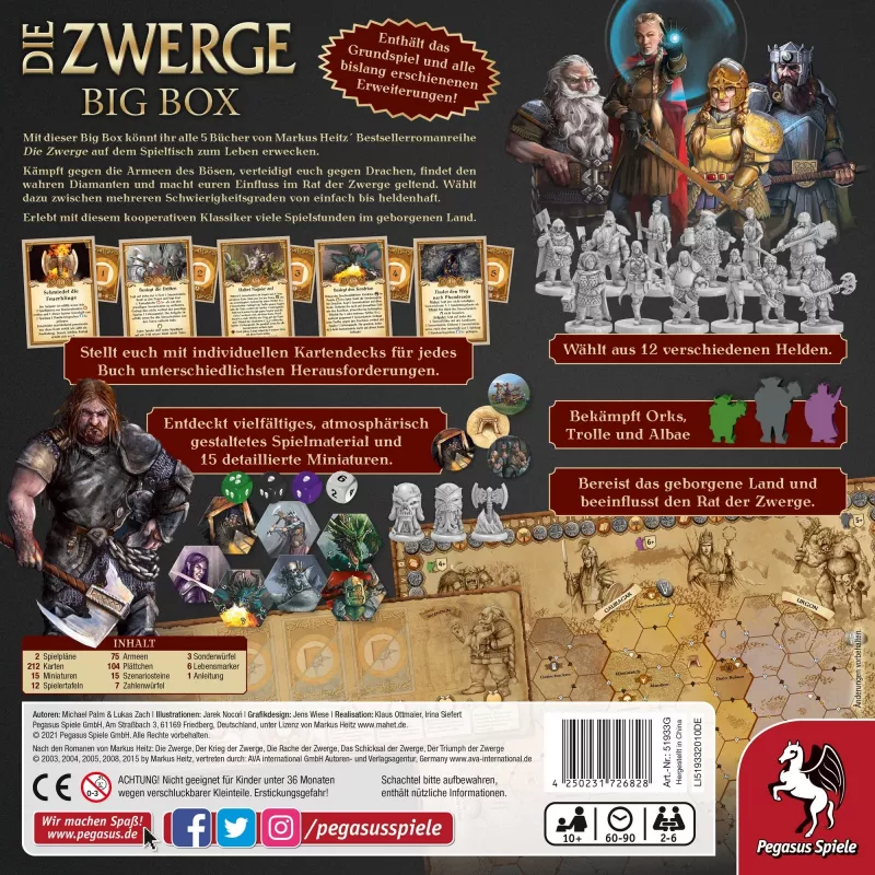 Pegasus Spiele 51933G bordspel The Dwarves